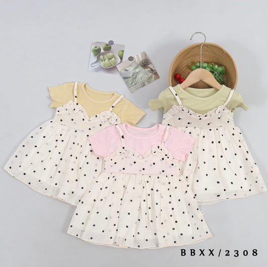 Polka Dot Frock | 9 Month to 3.5 Years Size