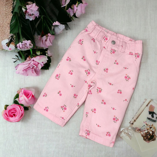 Kids Girl Floral Print Y leg Pant | 9 Month to 3.5 Years