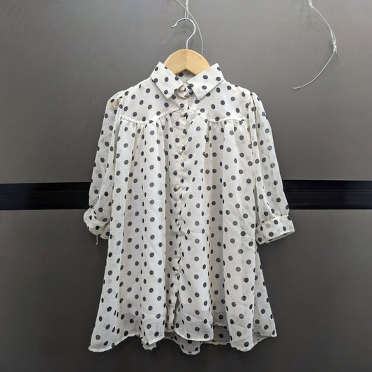 Polka Dot Chiffon top | 5 Years