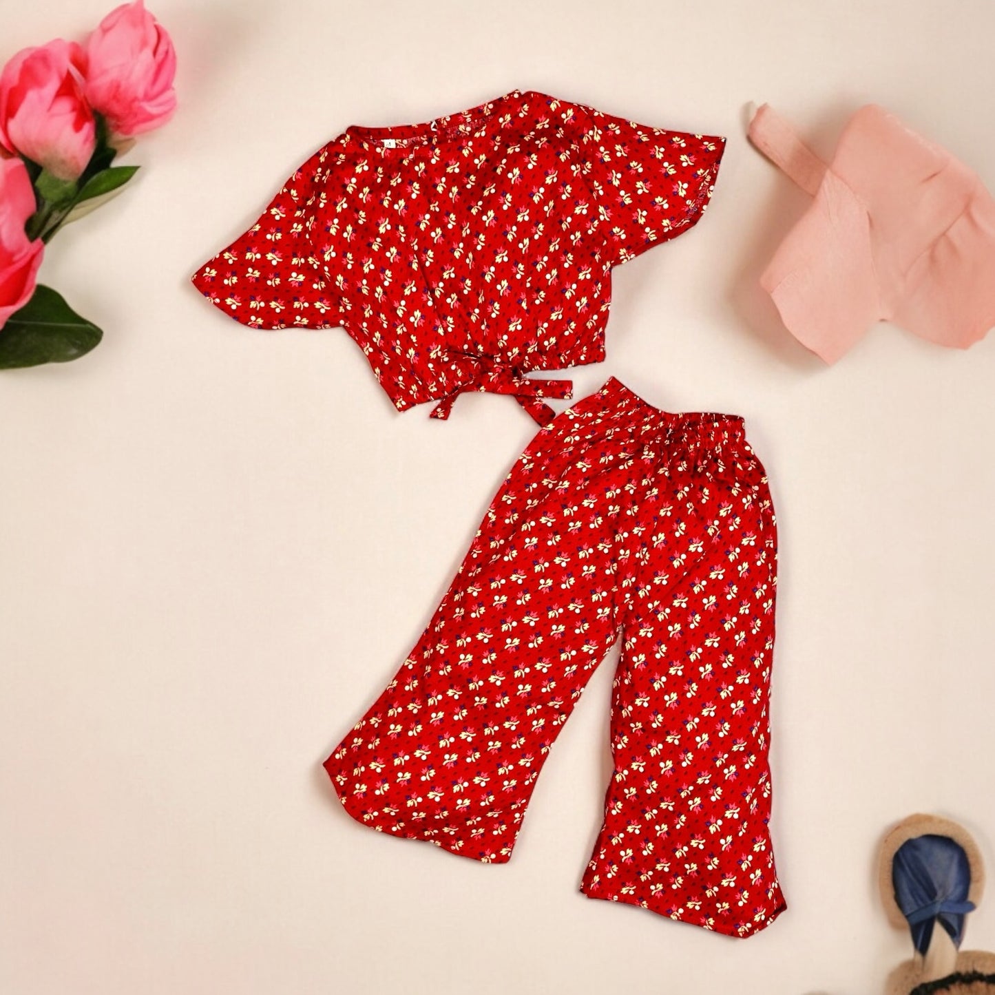 Girl’s Cotton Printed 2 Piece Suit | 2-8 Years