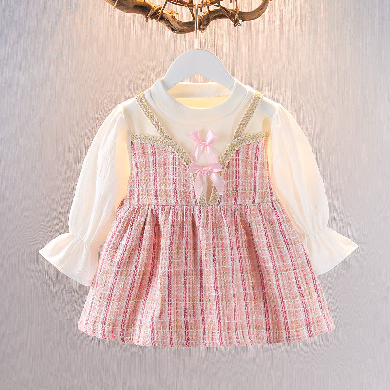 Semi formal stylish mid season frock |1-3.5 Years