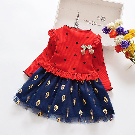 1564 Winter frock | 2-5 Years