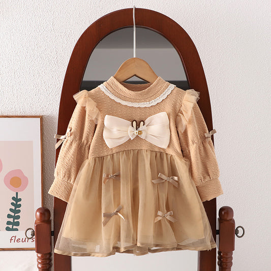 baby Girl Brown theme frock | 1-3 Years