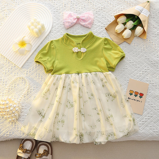 Semi formal Sober frock  Stylish Fancy | 9 Month to 3 Years