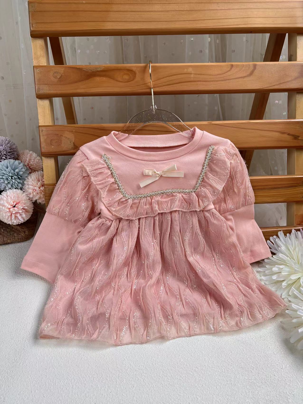 Fancy soft fabric imported frock | 6 Month to 3 Years